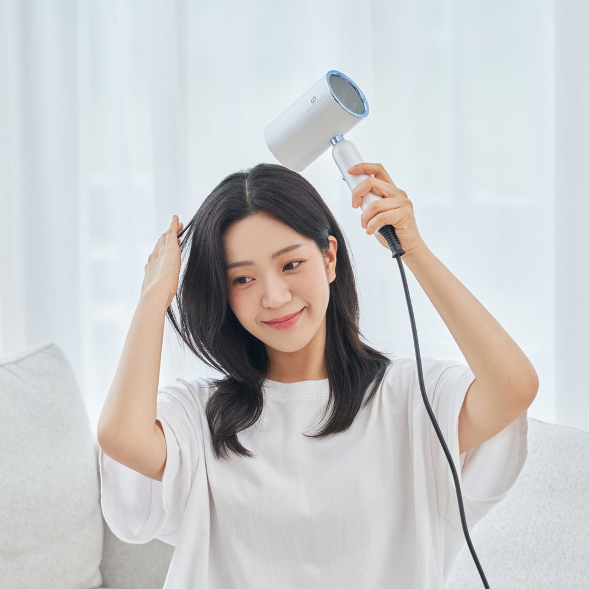 크리스탈클라우드(CRYSTAL CLOUD) 고출력 접이식 헤어 드라이어 드라이기 2200W