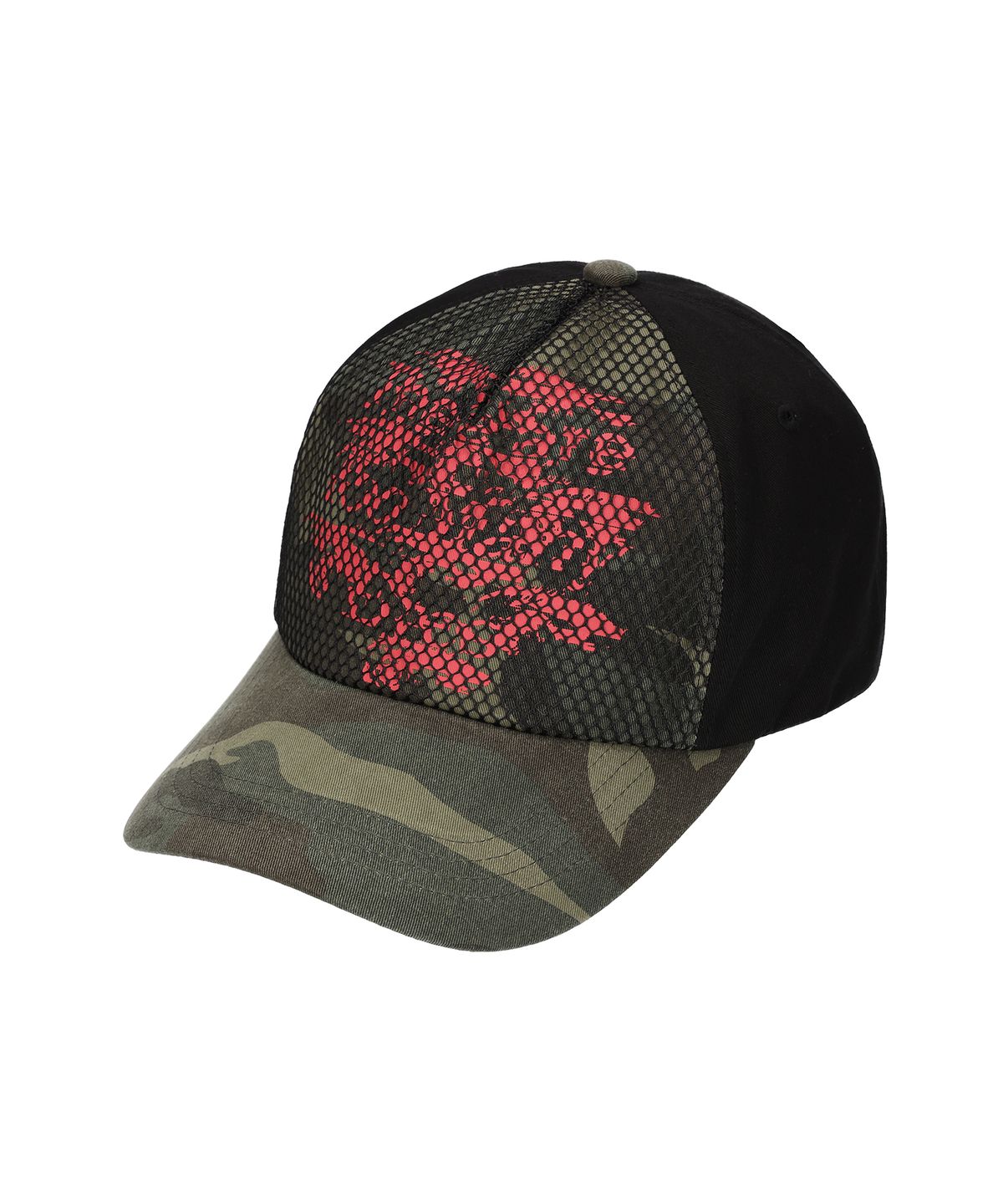 이시옷(ISEOT) Overmesh Glitched Cap_Camo