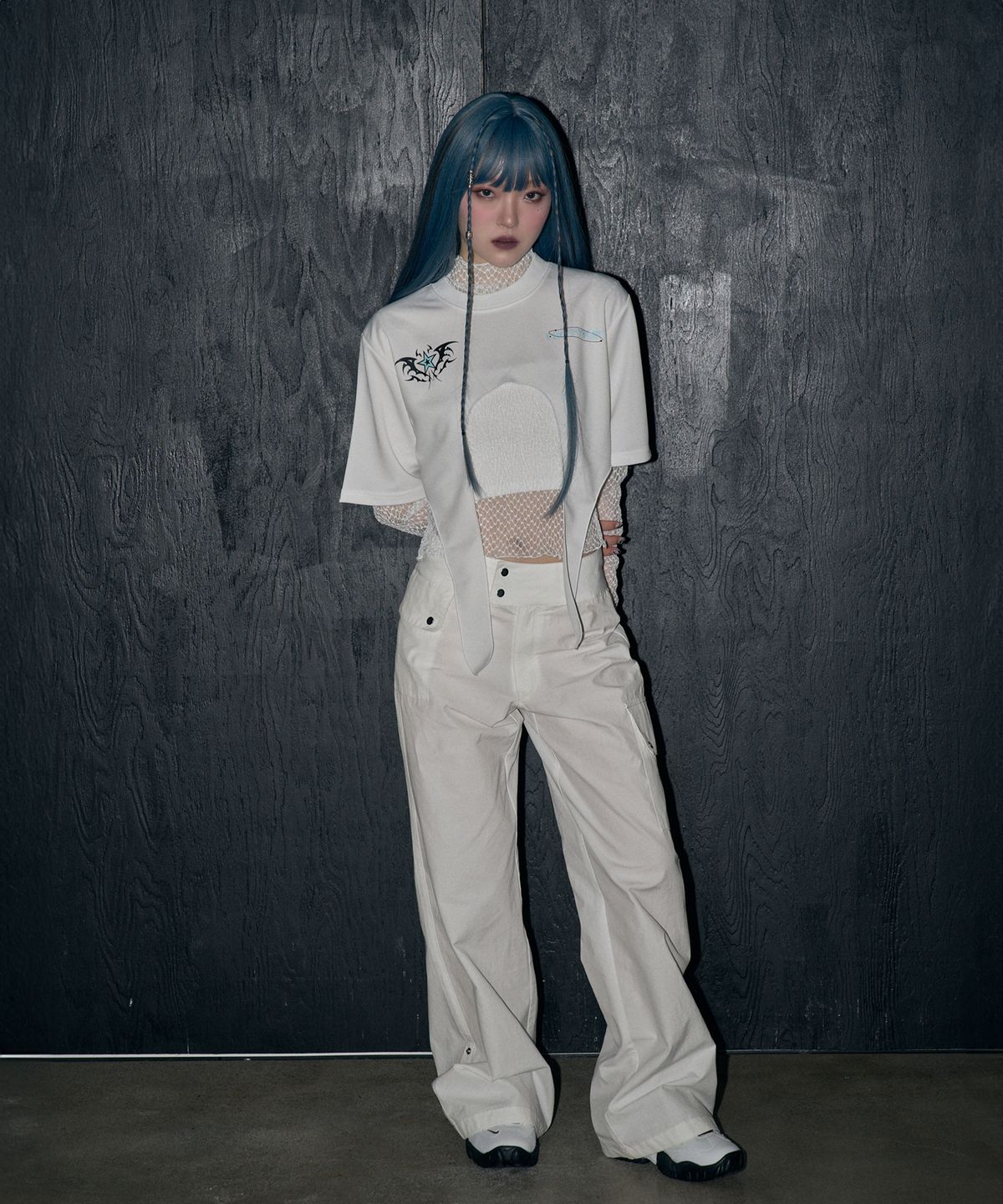 체리퀴리(CHERRYQUIRI) angel number layered top set - ivory