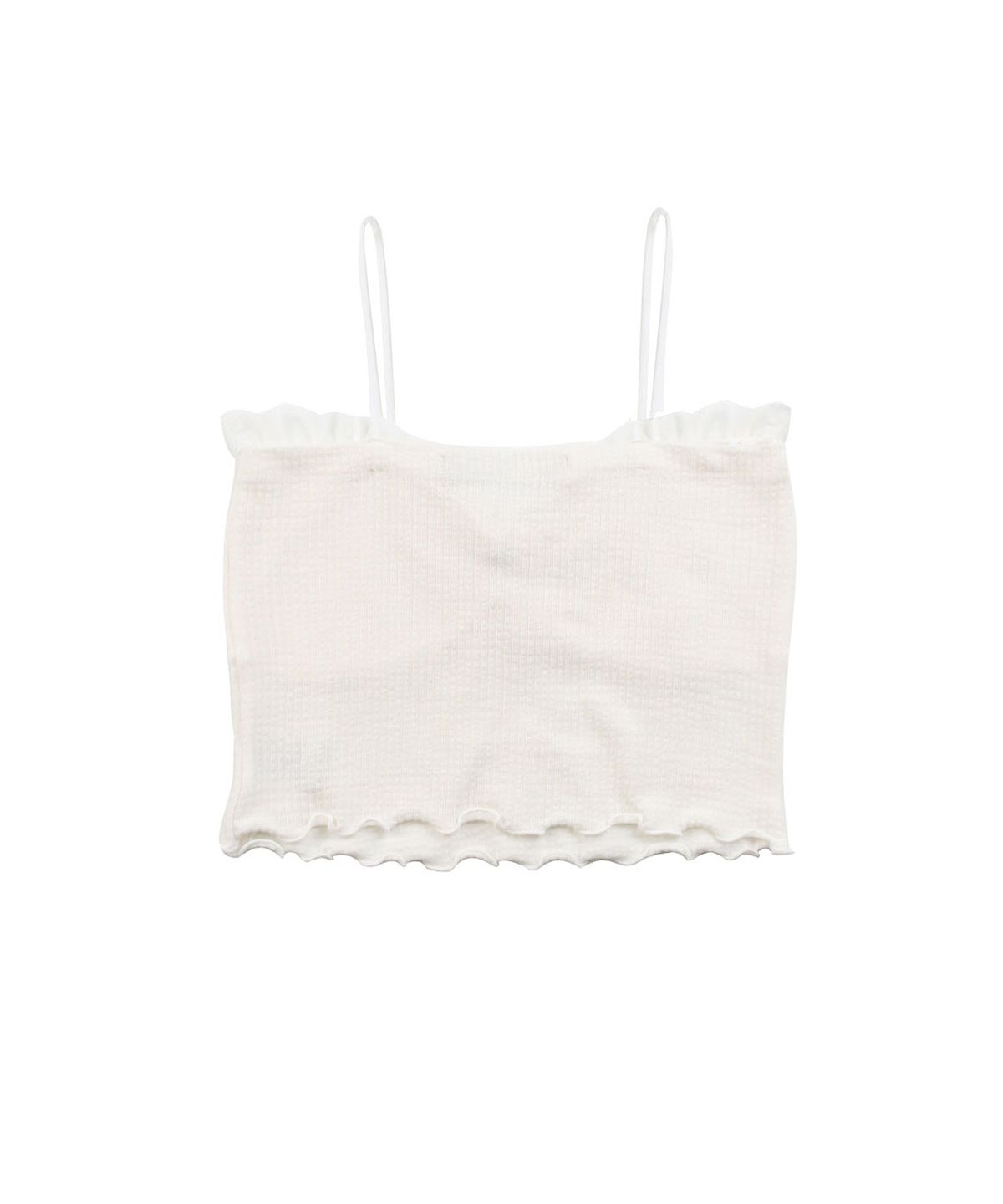 체리퀴리(CHERRYQUIRI) lace top warmer set - ivory