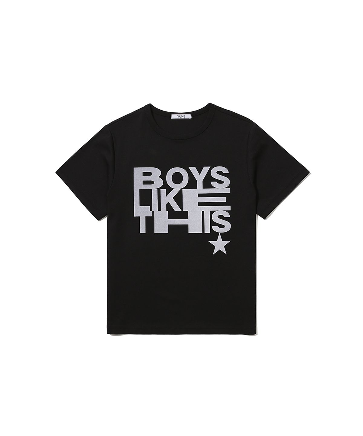 유네(YUNE) BOYS LIKE THIS Tee_[Black]