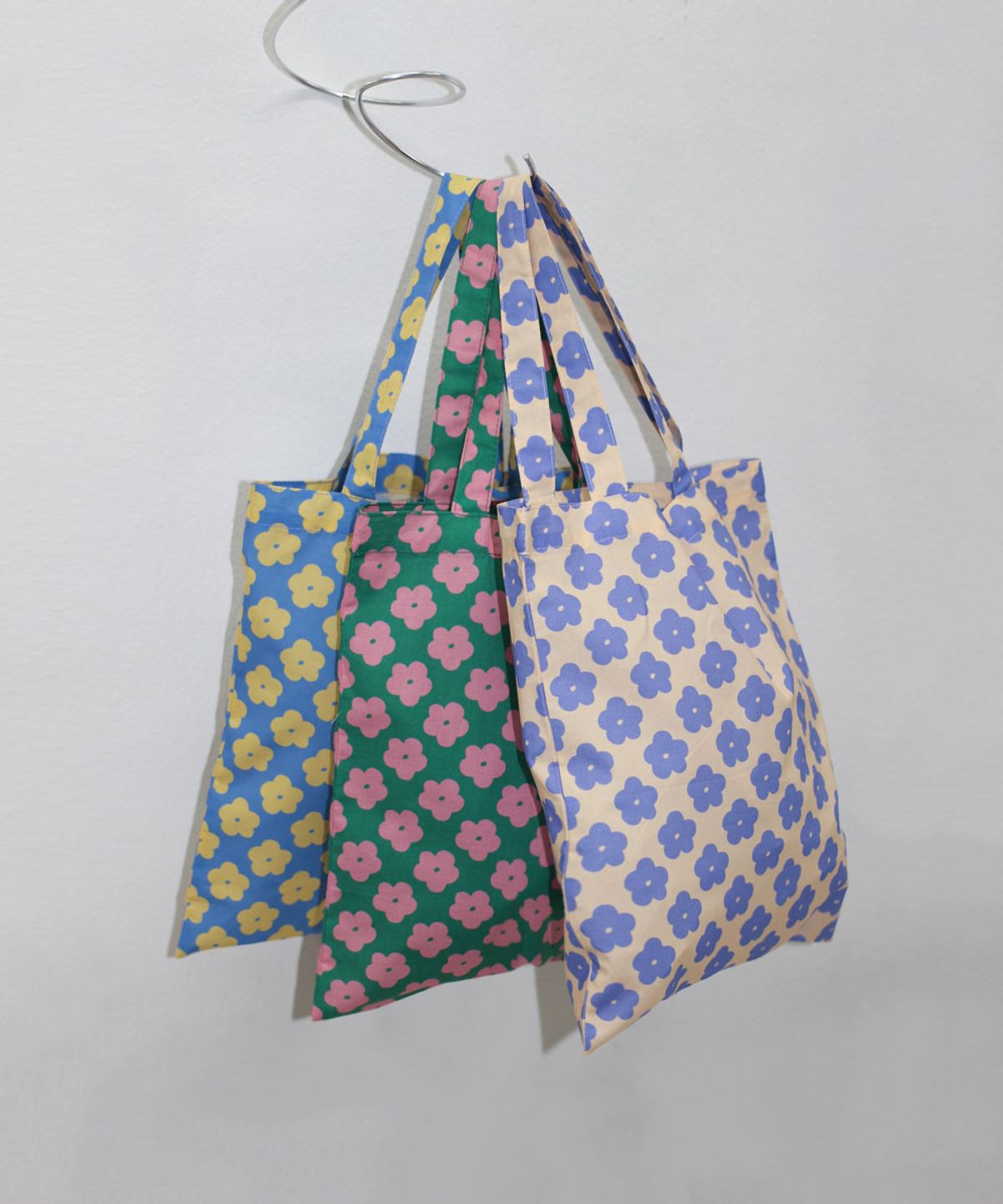 유라이크홈(YOULIKEHOME) 플라워 미니 토트백 Flower Mini tote Bag - BLUE