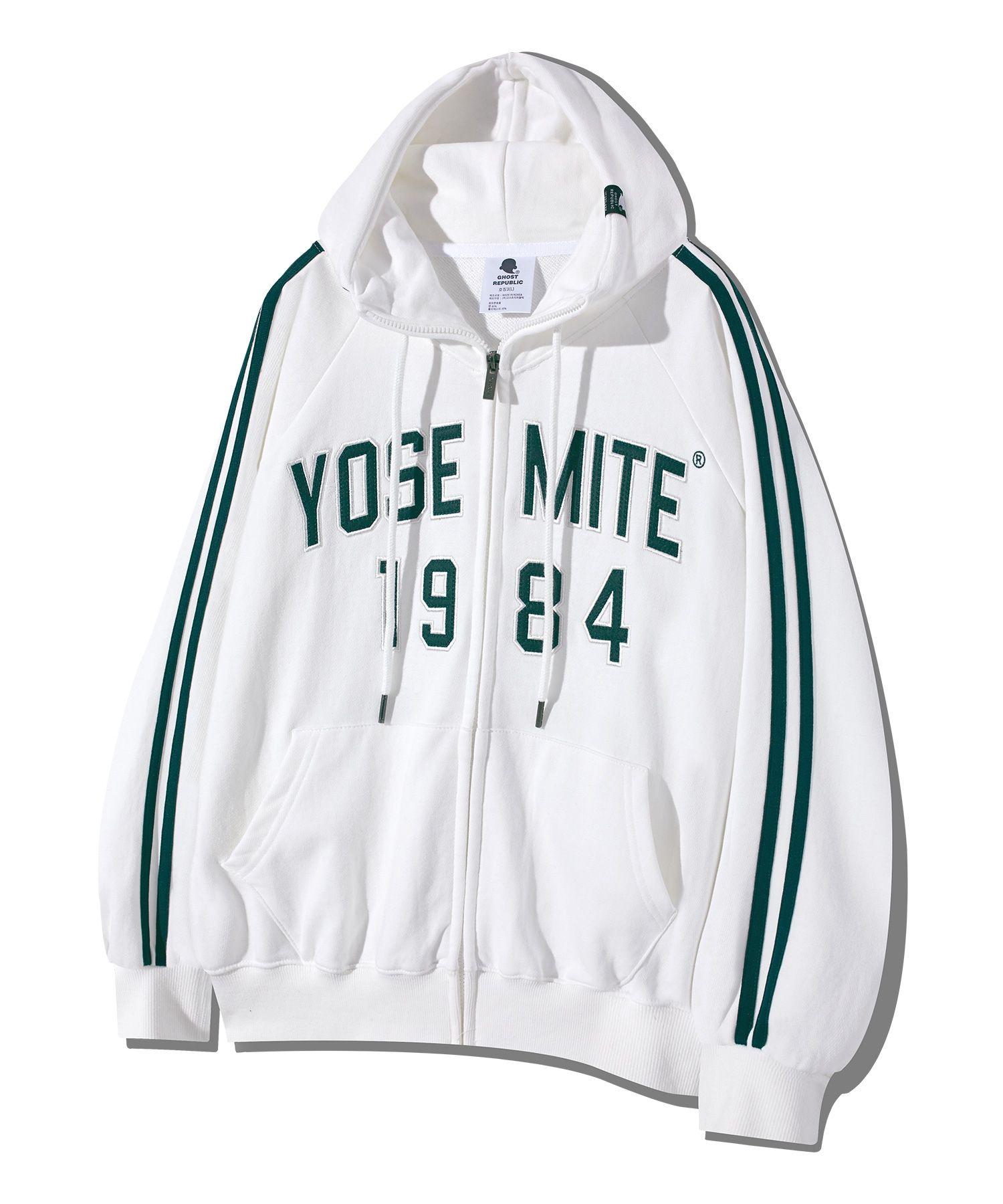 韓国発!【MONSTER REPUBLIC】 Movement Flower Hoodie/男女共用 MUSINSA公式 | GHOST REPUBLIC YOSEMITE Raglan Track Hoodie
