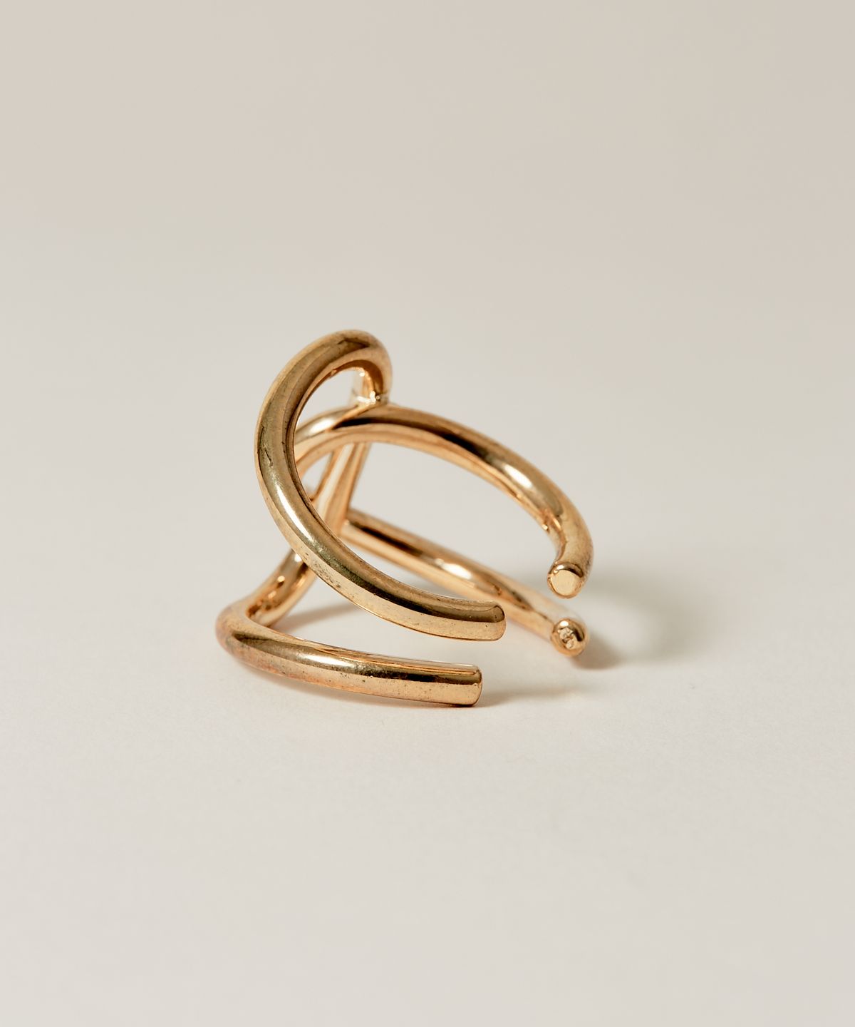 노비스도쿄(NOVICE TOKYO) 빅 크로스 링 Big Cross Ring / Gold