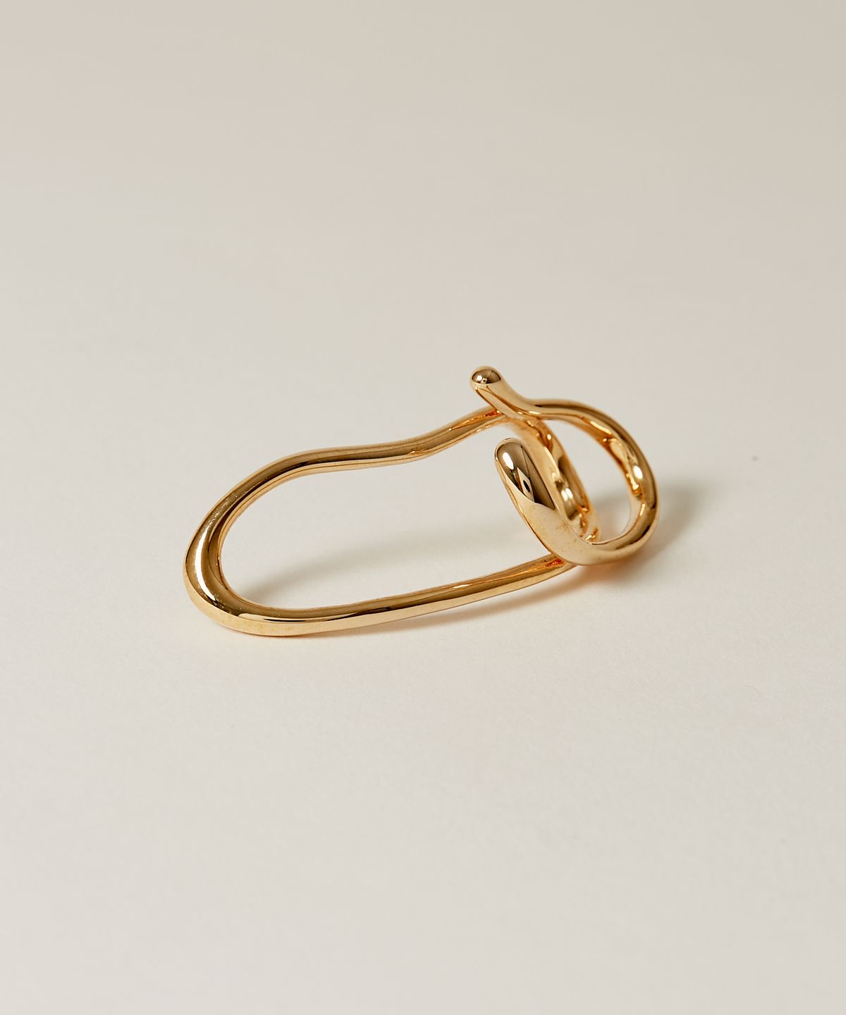 노비스도쿄(NOVICE TOKYO) 더블 뉘앙스 라인 이어커프 Double Nuance Line Ear Cuff / Gold
