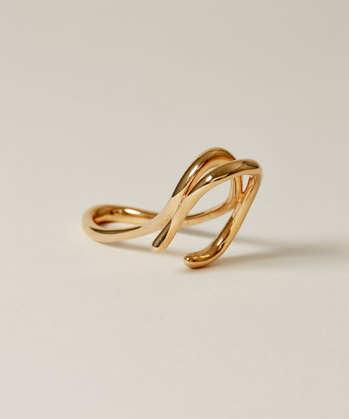 노비스도쿄(NOVICE TOKYO) 더블 뉘앙스 라인 이어커프 Double Nuance Line Ear Cuff / Gold
