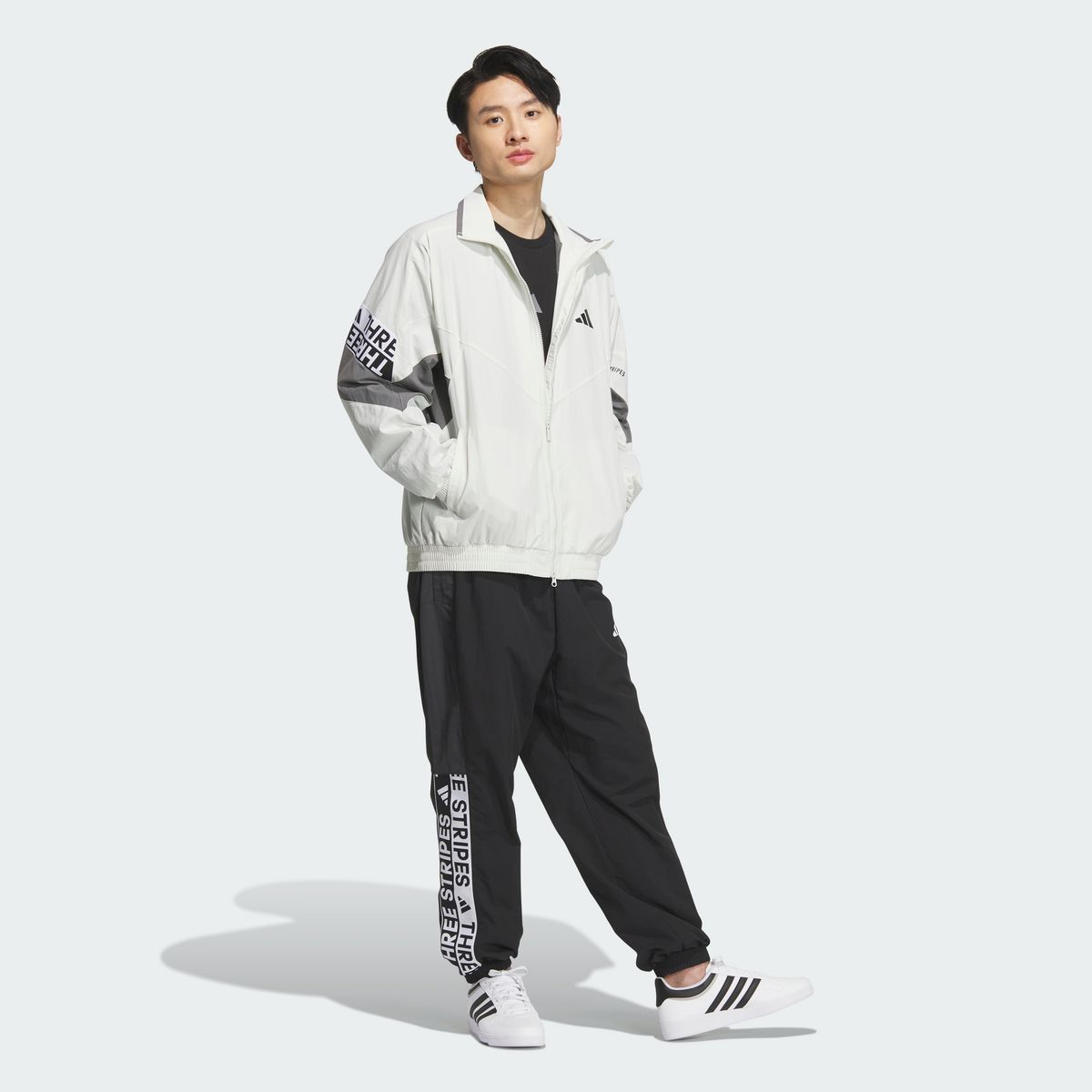 아디다스(ADIDAS) 워딩 팩 루즈 핏 메쉬 라인드 우븐 재킷 KA1264