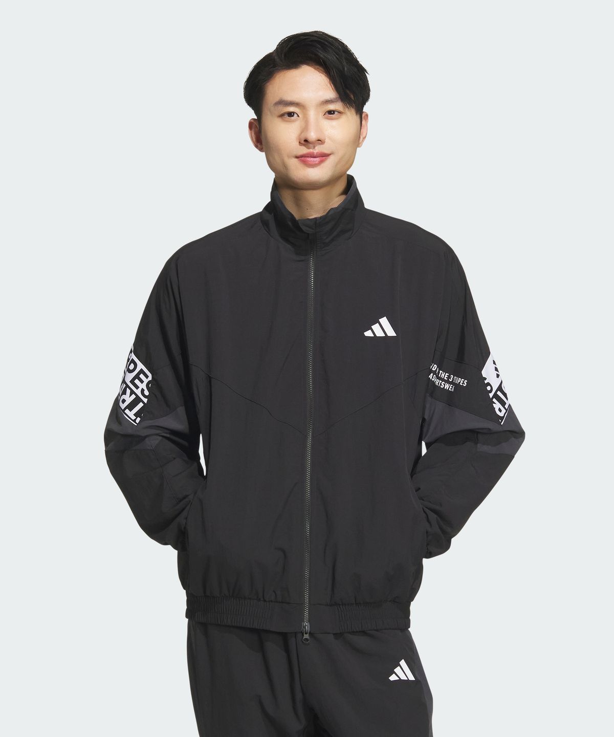 아디다스(ADIDAS) 워딩 팩 루즈 핏 메쉬 라인드 우븐 재킷 KA1265