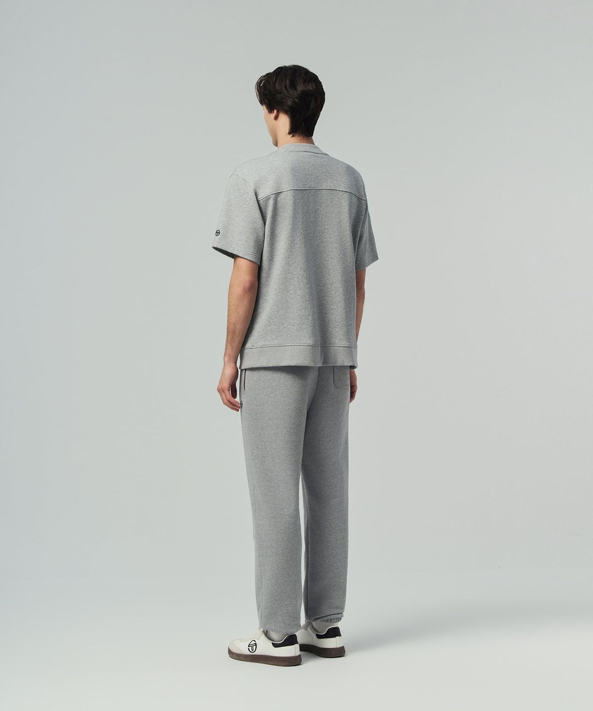 세르지오 타키니(SERGIO TACCHINI) M 쿠쉬라이트 프렌치 조거팬츠 (Melange Grey)