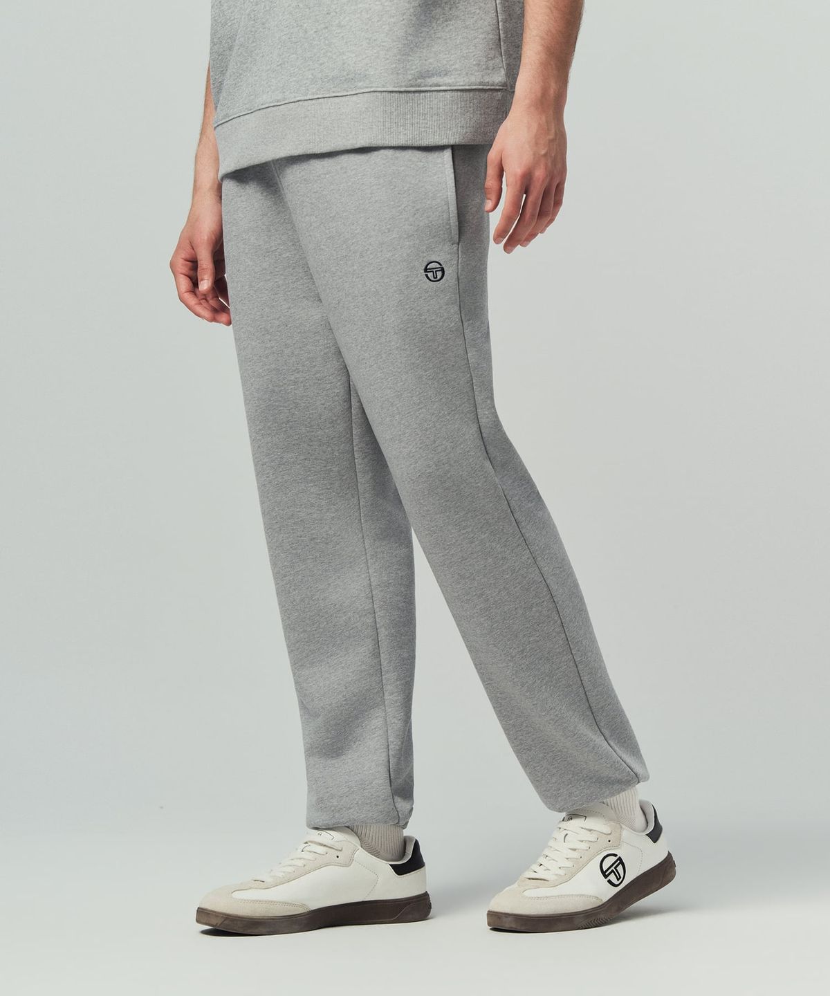 세르지오 타키니(SERGIO TACCHINI) M 쿠쉬라이트 프렌치 조거팬츠 (Melange Grey)