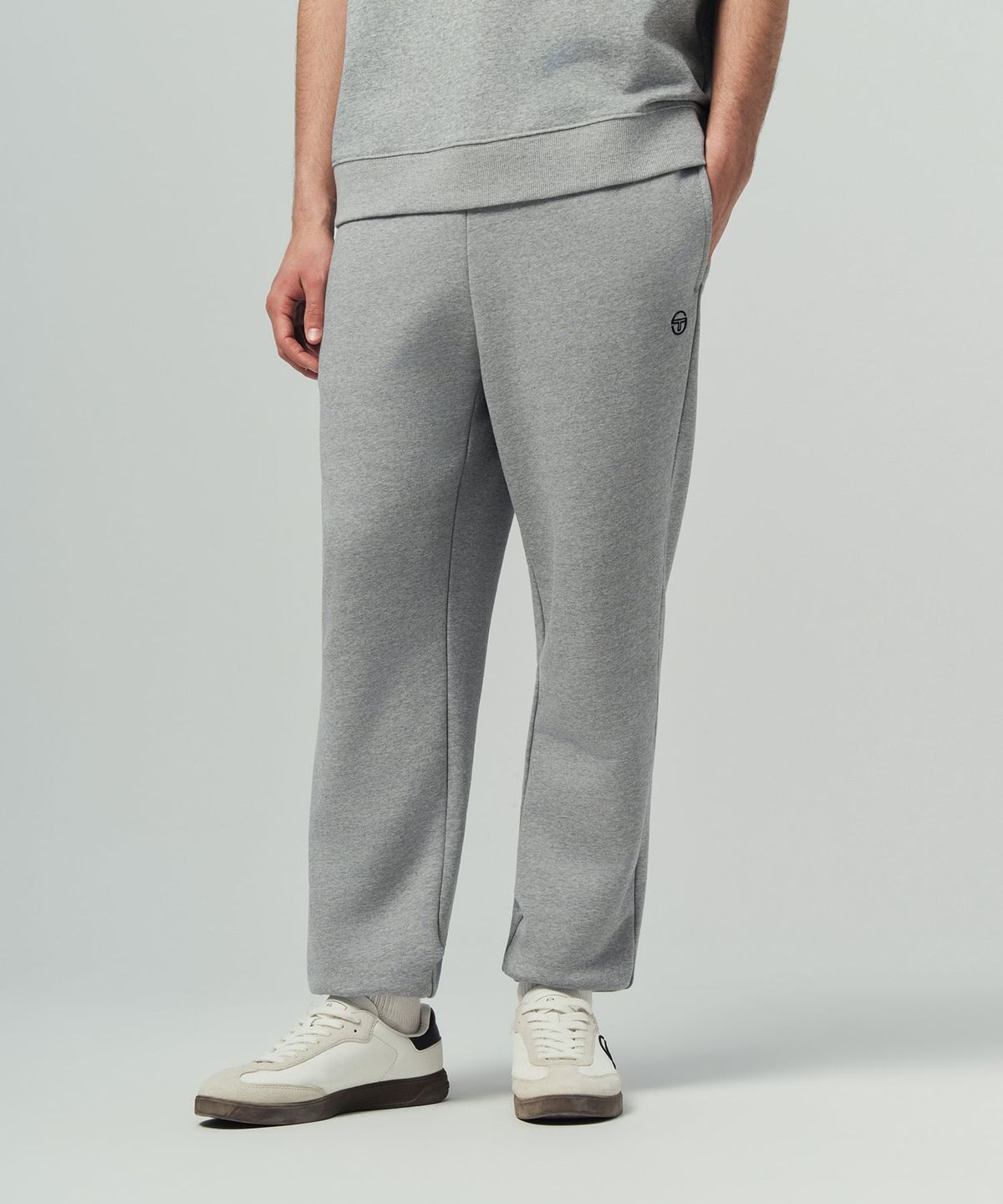 세르지오 타키니(SERGIO TACCHINI) M 쿠쉬라이트 프렌치 조거팬츠 (Melange Grey)