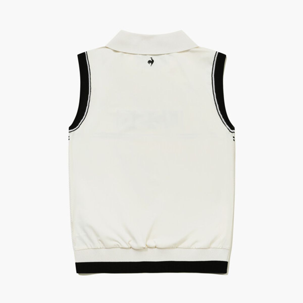 르꼬끄 골프(LECOQ GOLF) 여성 트리코트 스웨터 슬리브리스 스웨터 (GQ322LKV71)