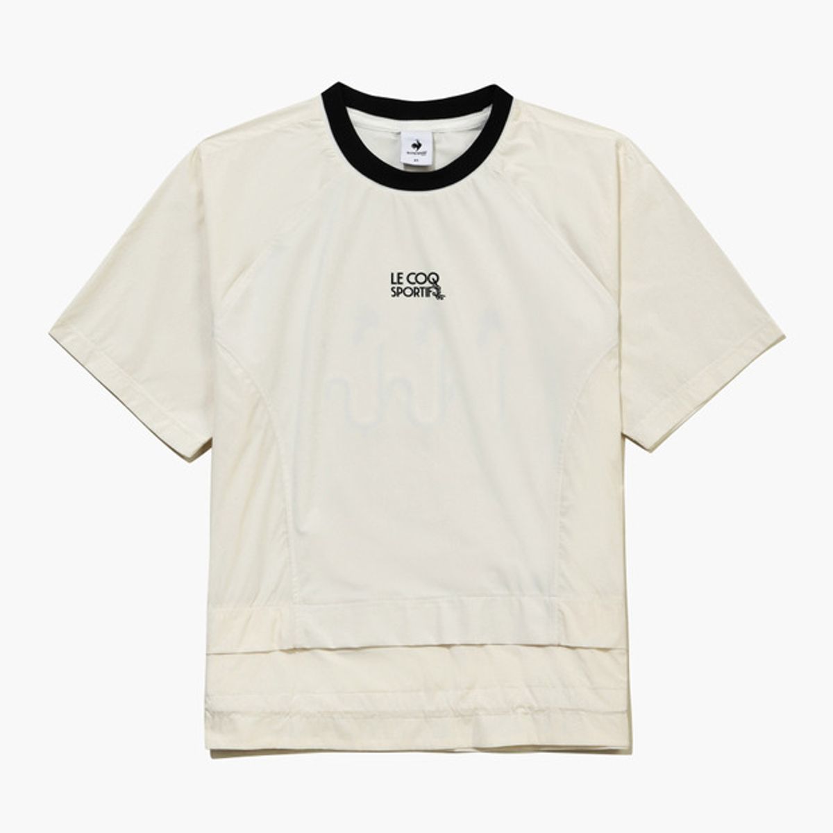 르꼬끄 골프(LECOQ GOLF) 여성 하이브리드 라운드넥 티셔츠 (GQ322LRS71)