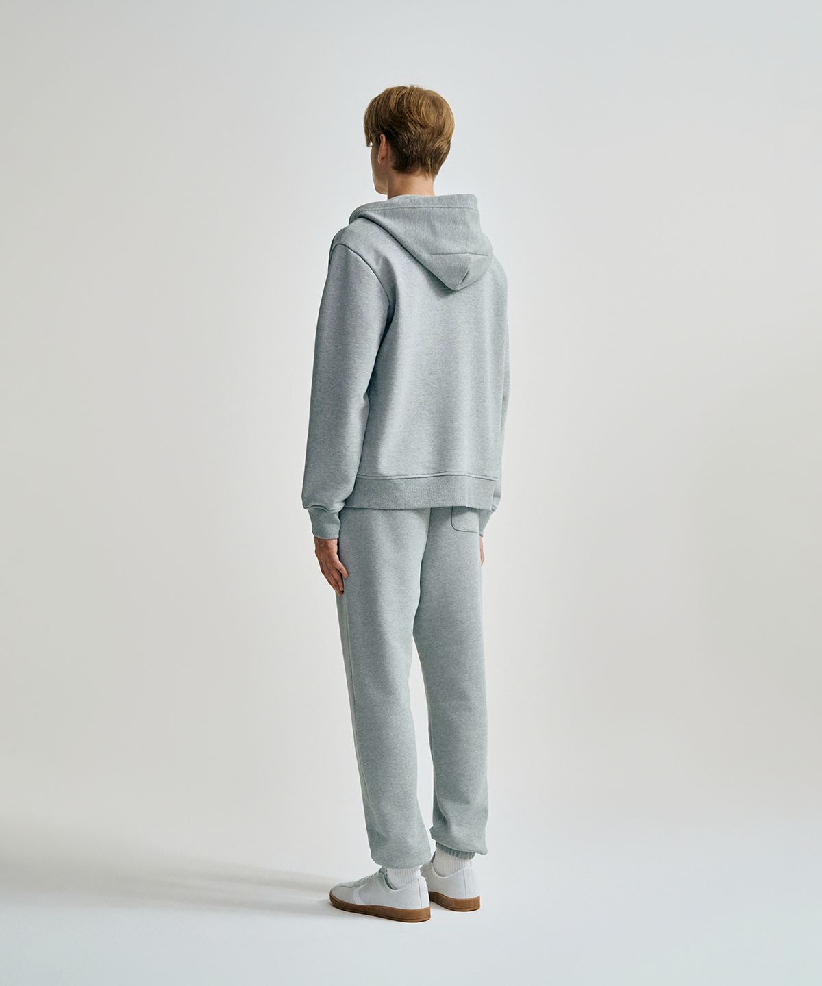 세르지오 타키니(SERGIO TACCHINI) M 쿠쉬라이트 프렌치 후드집업 (Melange Grey)