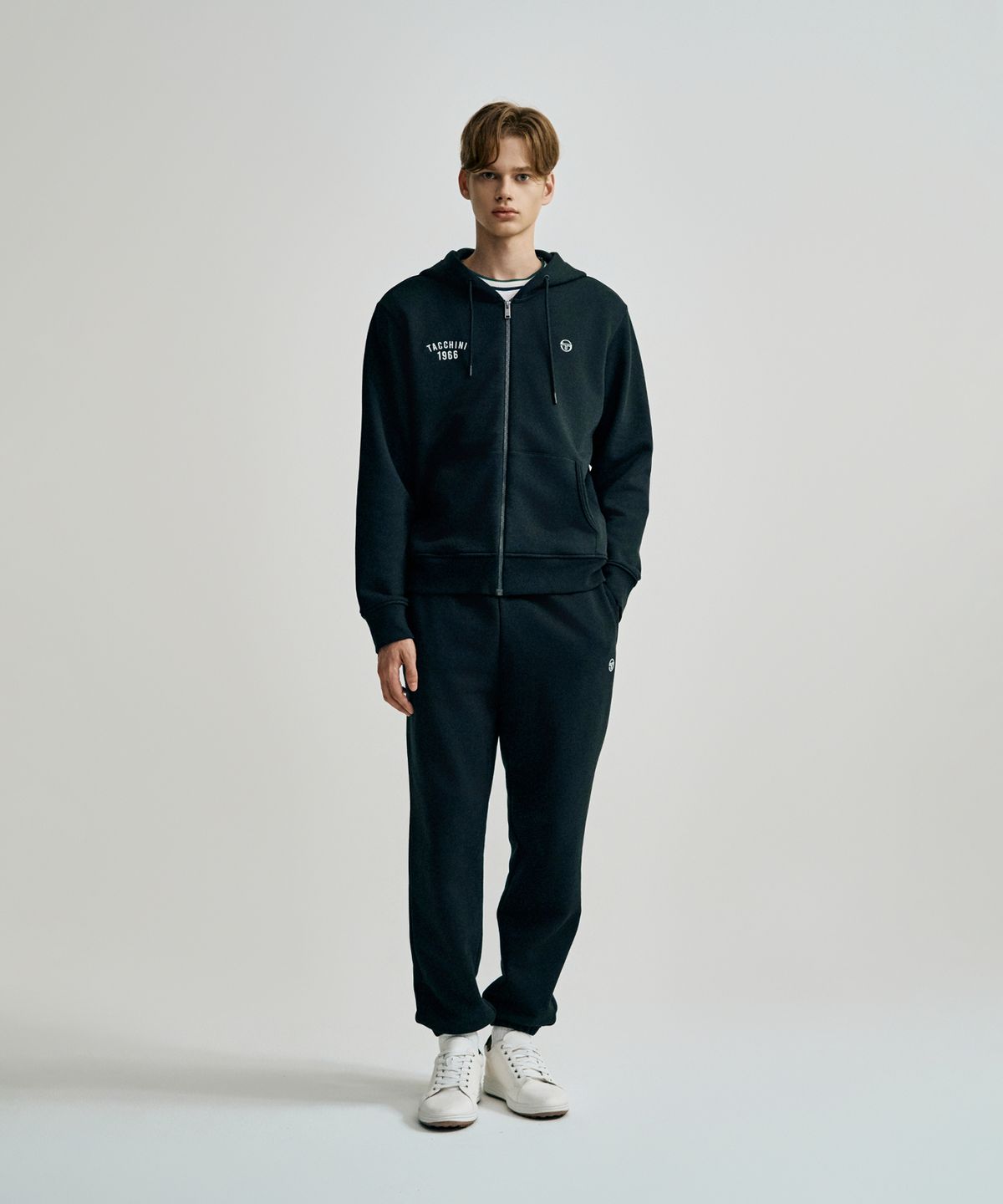 세르지오 타키니(SERGIO TACCHINI) M 쿠쉬라이트 프렌치 후드집업 (Black)