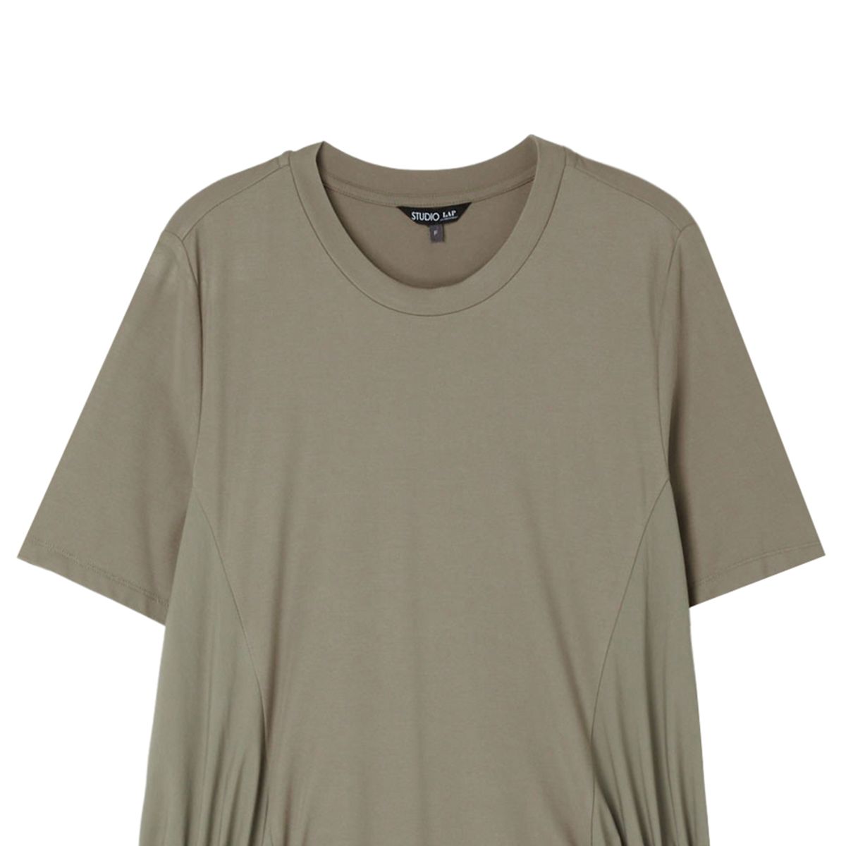 랩(LAP) 사이드 배색 스트링 롱원피스 AR2WO660
