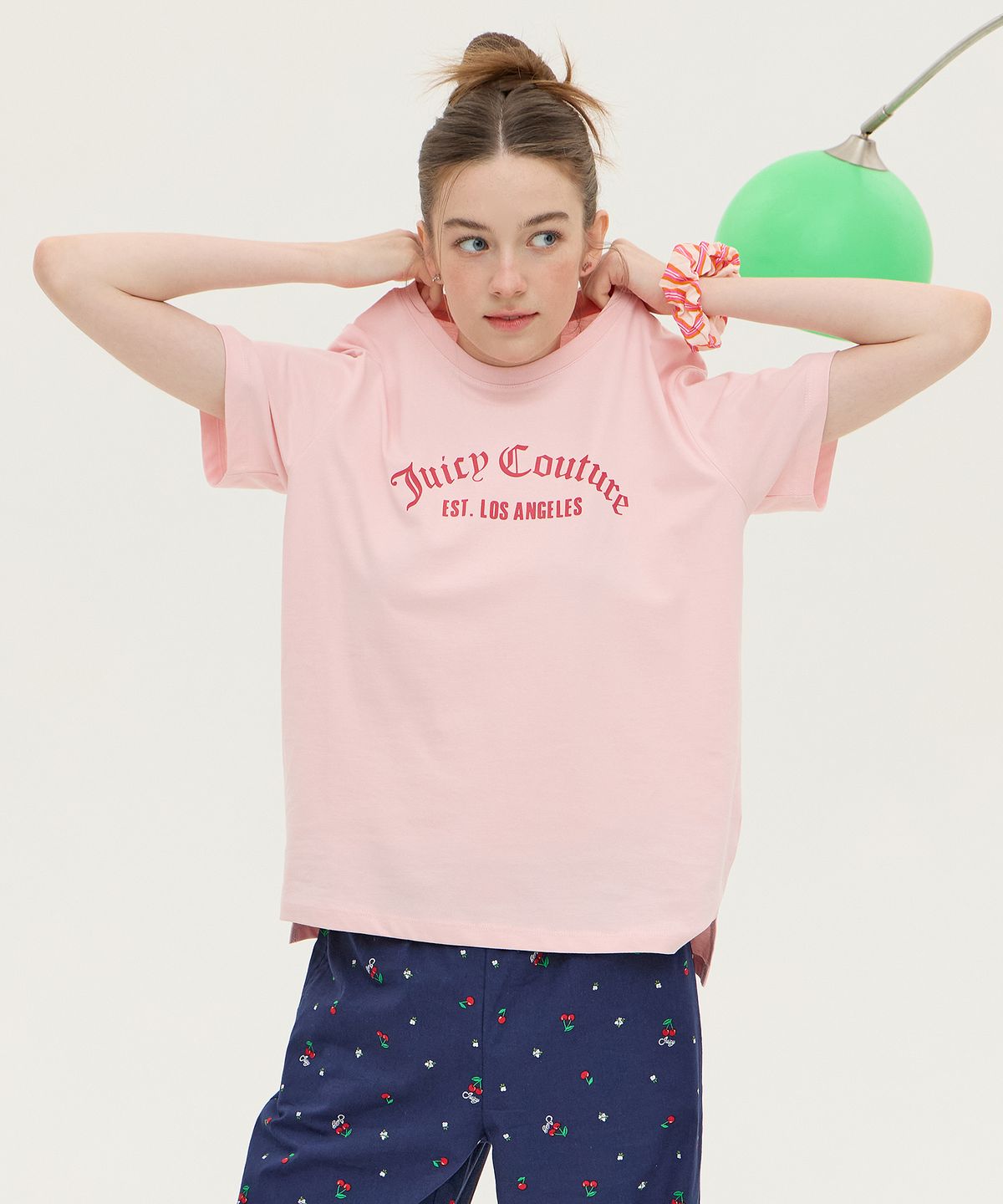 쥬시꾸뛰르 라이프웨어(JUICYCOUTURELIFEWEAR) 데일리 라이프 반팔티셔츠 (3colors)