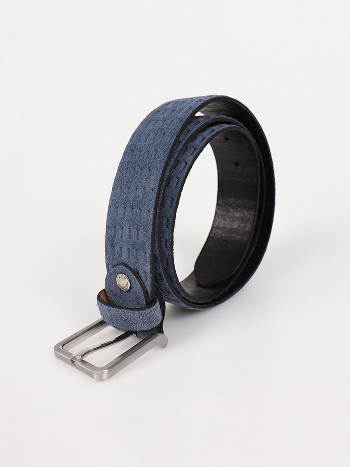 이카룩(IKALOOK) ITALY 소프트 레더 스퀘어패턴 벨트 BE112