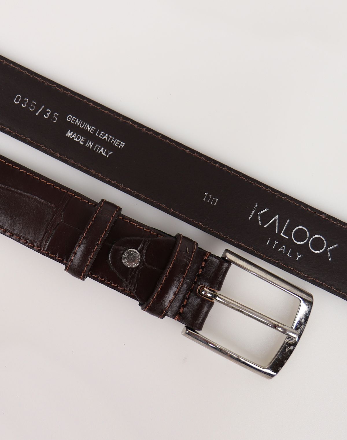 이카룩(IKALOOK) ITALY CALF SKIN 가죽 벨트 ABE103