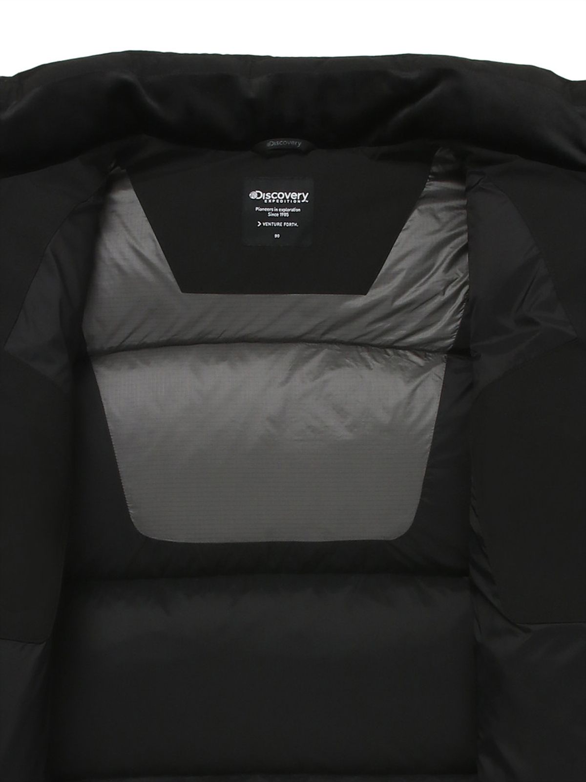 디스커버리 익스페디션(DISCOVERY EXPEDITION) 남성 레스터G 하이넥 구스다운 숏패딩 (BLACK)