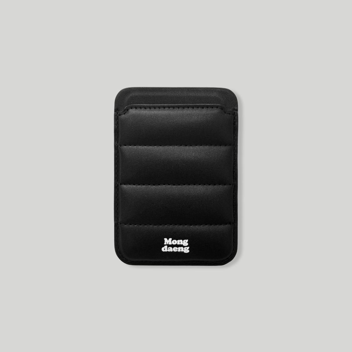 몽댕(MONGDAENG) Padding magsafe card case 패딩 맥세이프 카드케이스
