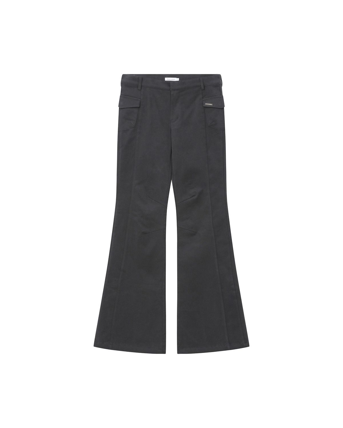 미세키서울(MISEKI SEOUL) Side pocket bootscut pants CHARCOAL 