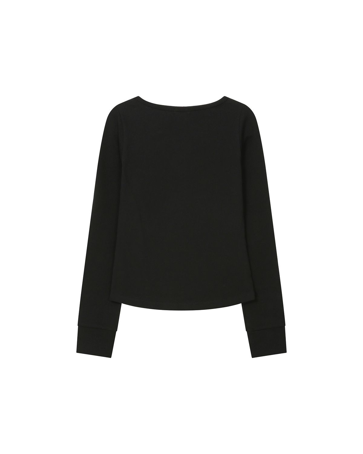 미세키서울(MISEKI SEOUL) Slash button long sleeves BLACK