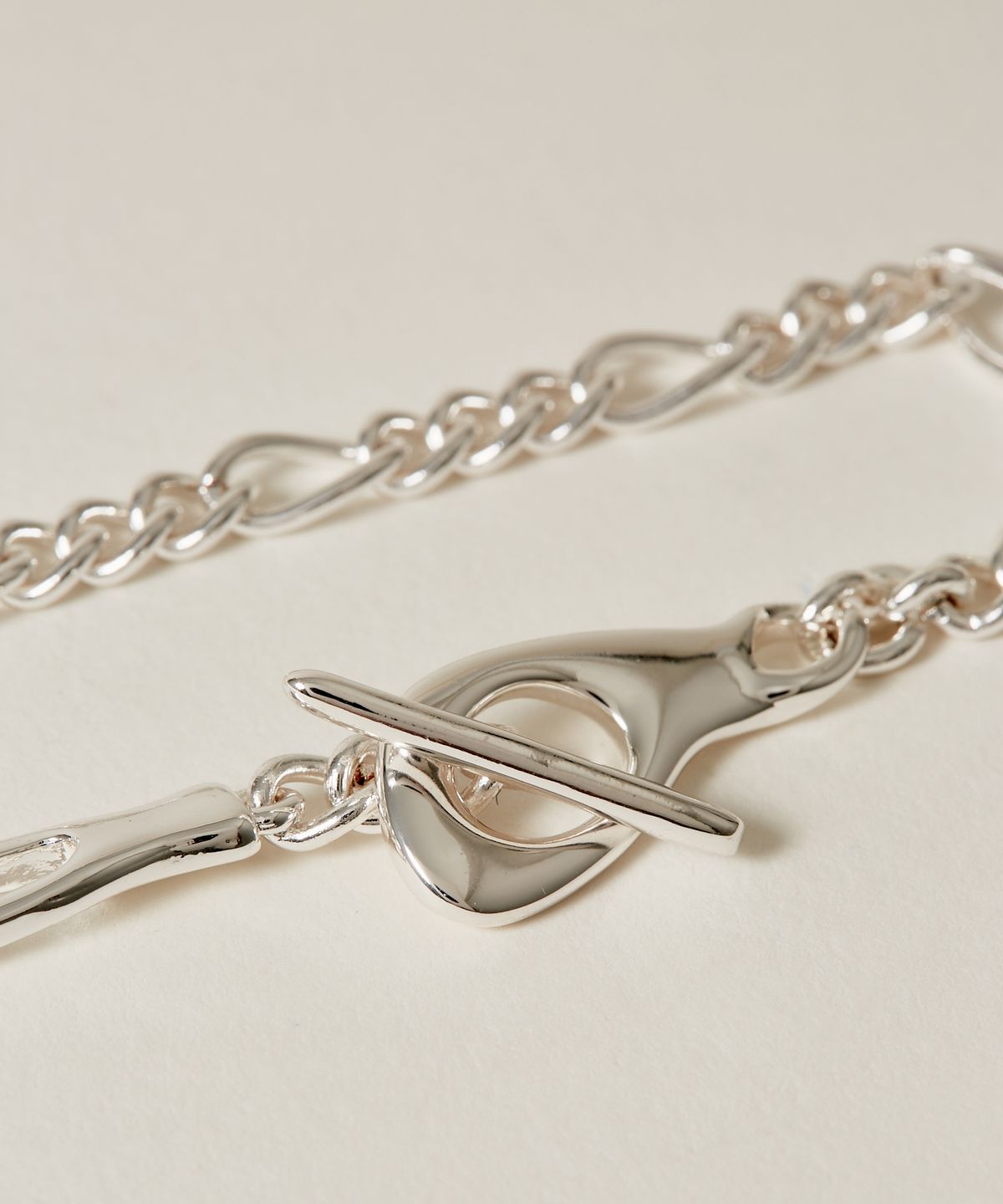 노비스도쿄(NOVICE TOKYO) 뉘앙스 맨틀 체인 팔찌 Nuance Mantel Chain Bracelet / Silver