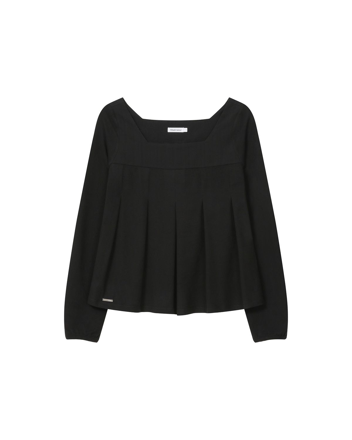 미세키서울(MISEKI SEOUL) Accordion pleats top BLACK