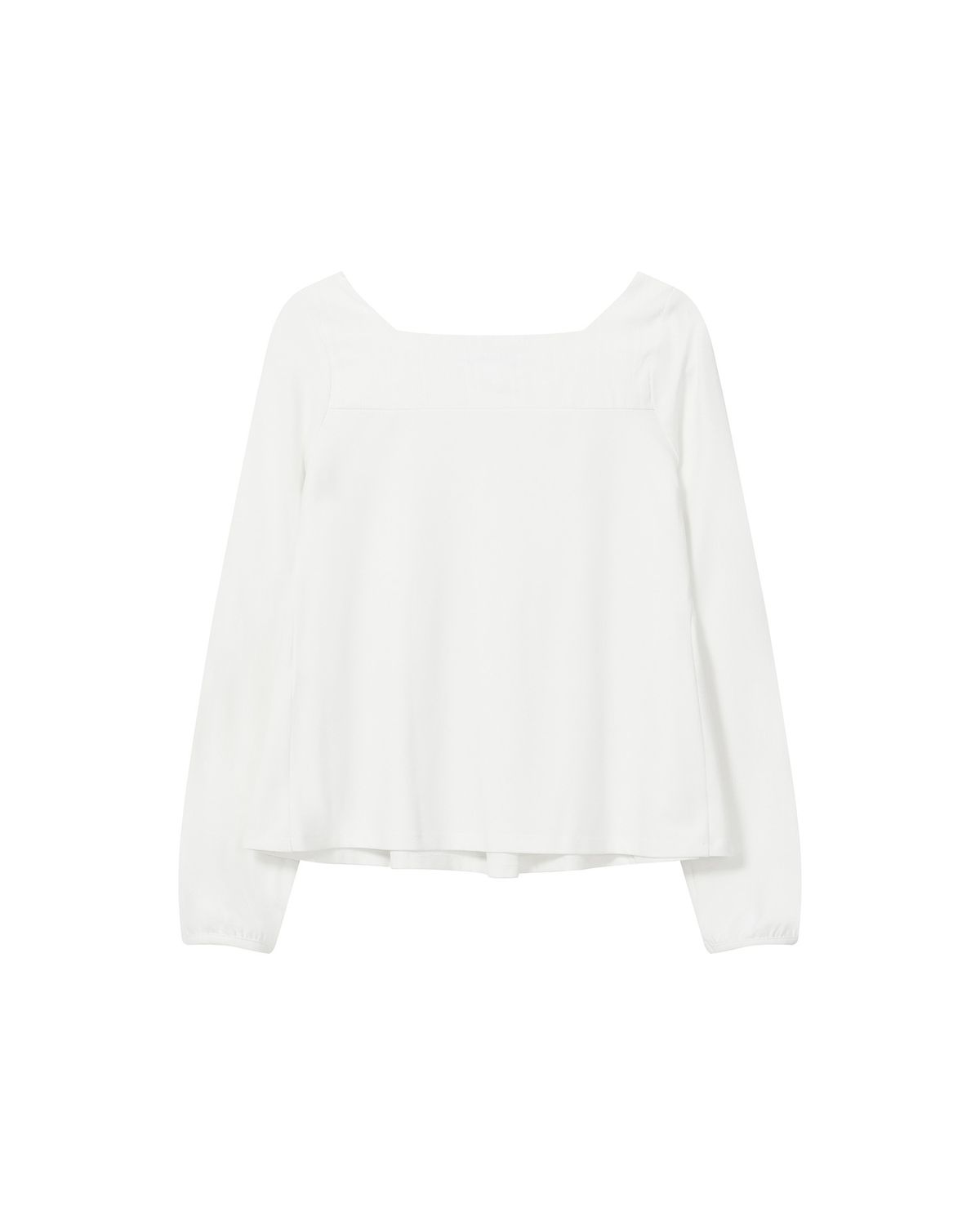 미세키서울(MISEKI SEOUL) Accordion pleats top WHITE