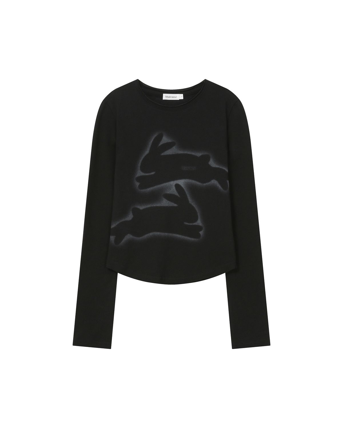 미세키서울(MISEKI SEOUL) Twin rabbit long sleeves BLACK