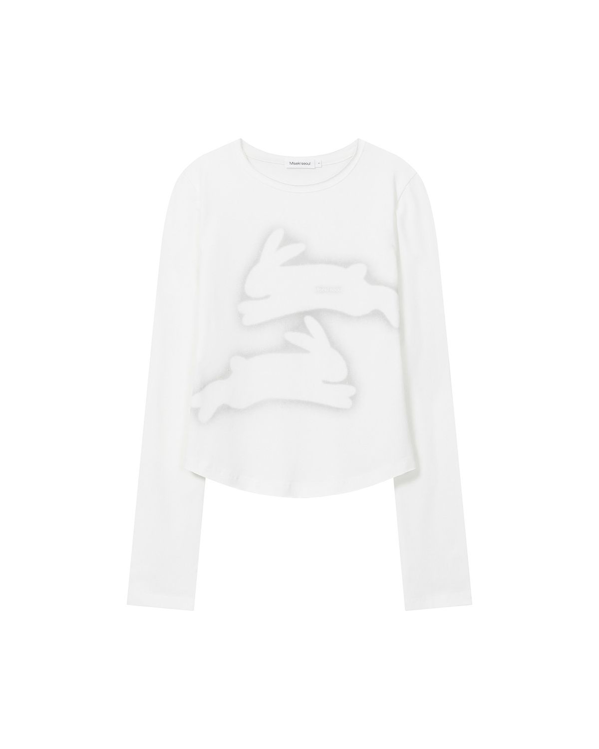미세키서울(MISEKI SEOUL) Twin rabbit long sleeves WHITE