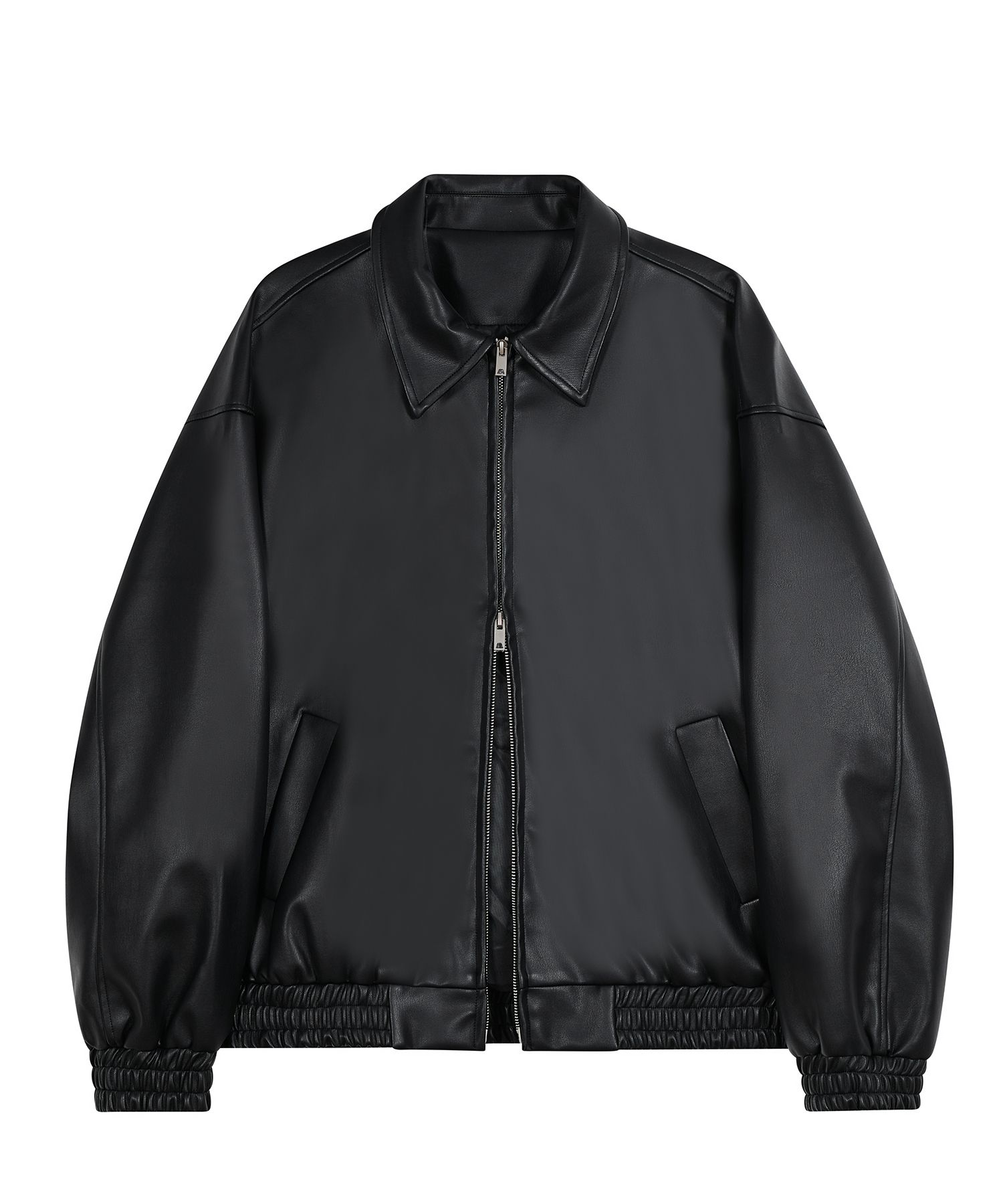 The Letters 鹿革黒スエードジャケット Mサイズ Stussy』IGarage Jacket Leather☆Black☆25SS☆ (STUSSY/レザー