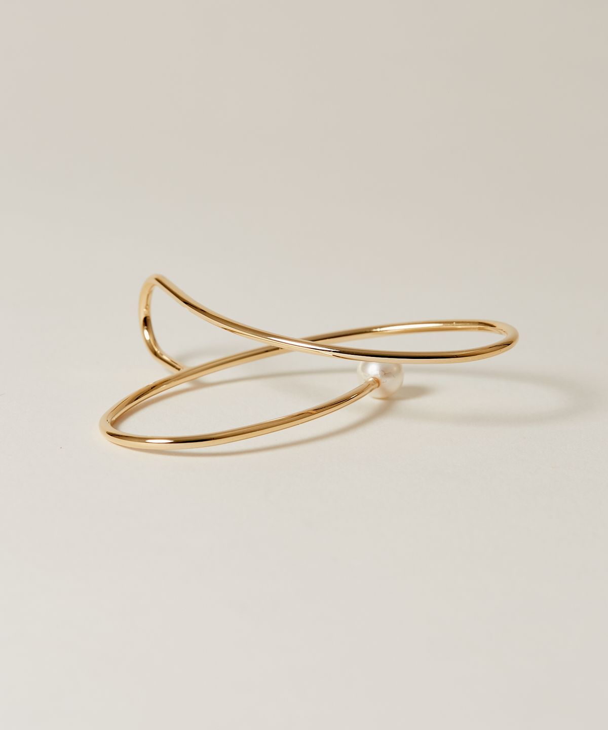 노비스도쿄(NOVICE TOKYO) 궤도 진주 이어커프 Orbit Pearl Ear Cuff / Gold