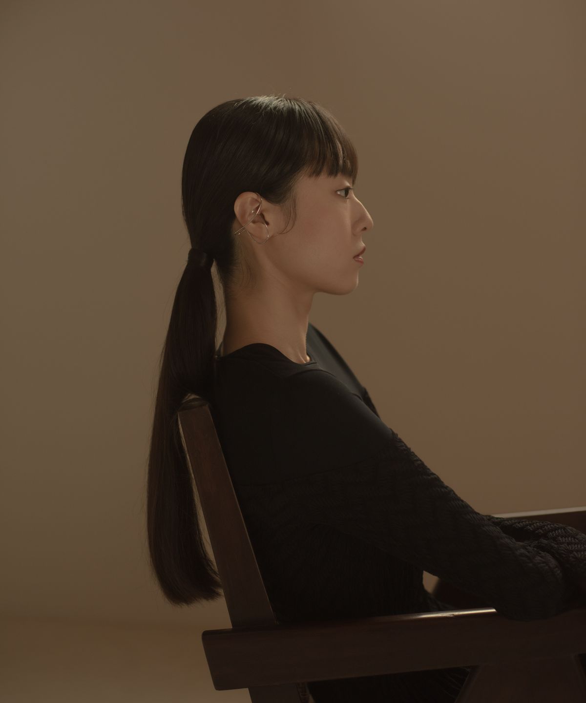 노비스도쿄(NOVICE TOKYO) 궤도 진주 이어커프 Orbit Pearl Ear Cuff / Silver
