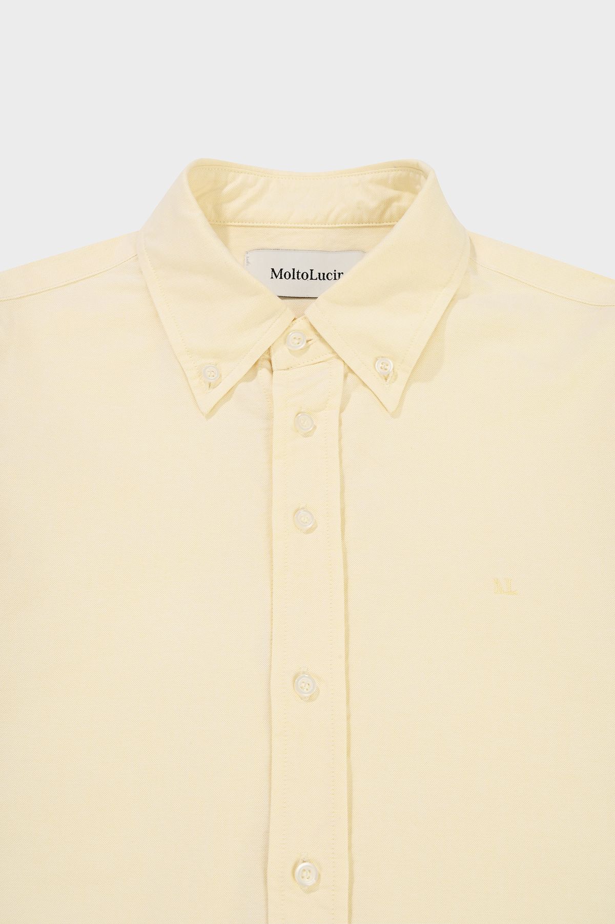 몰토루시르(MOLTOLUCIR) TFSH-S02 Yellow 옥스포드 긴팔 셔츠