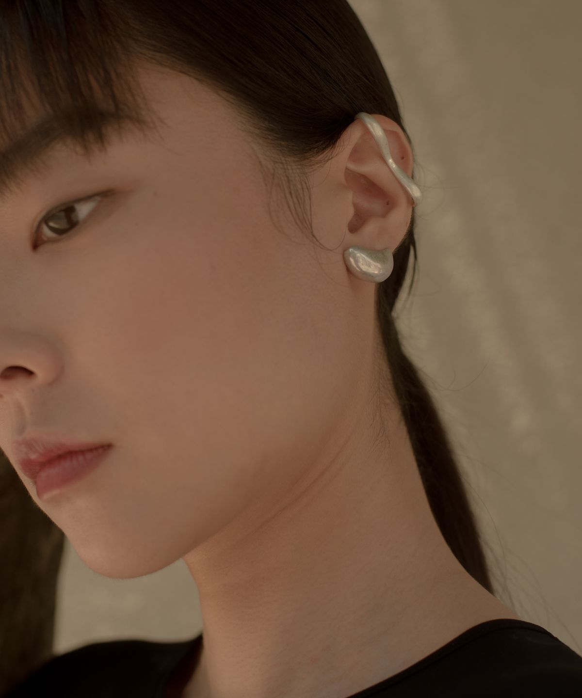 노비스도쿄(NOVICE TOKYO) 빈티지 캡 피어스 Vintage Cap Pierce / Silver