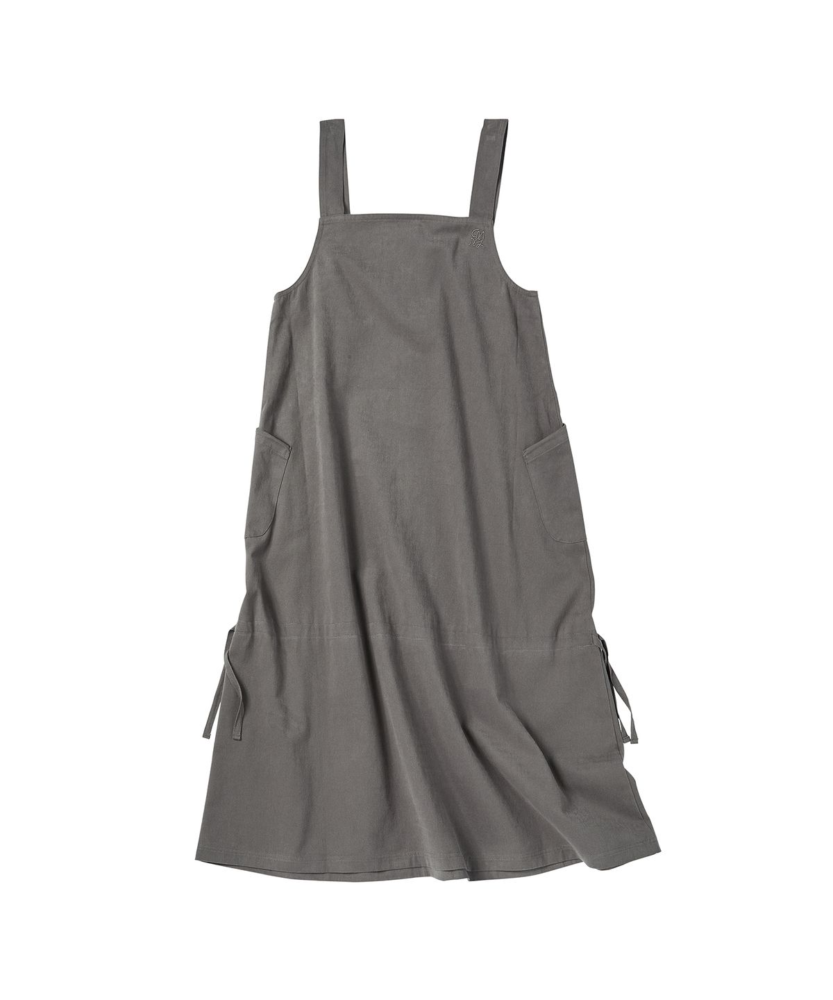 꼬모니노즈(COMONINOZ) W COMO OVERALL DRESS [CHARCOAL]