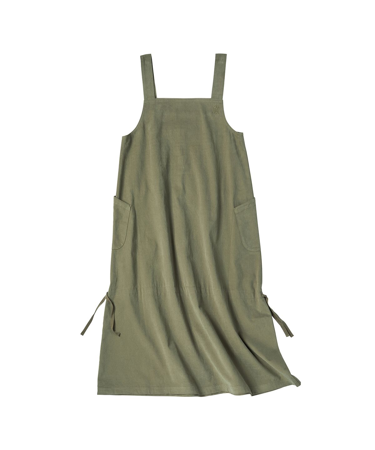 꼬모니노즈(COMONINOZ) W COMO OVERALL DRESS [KHAKI]