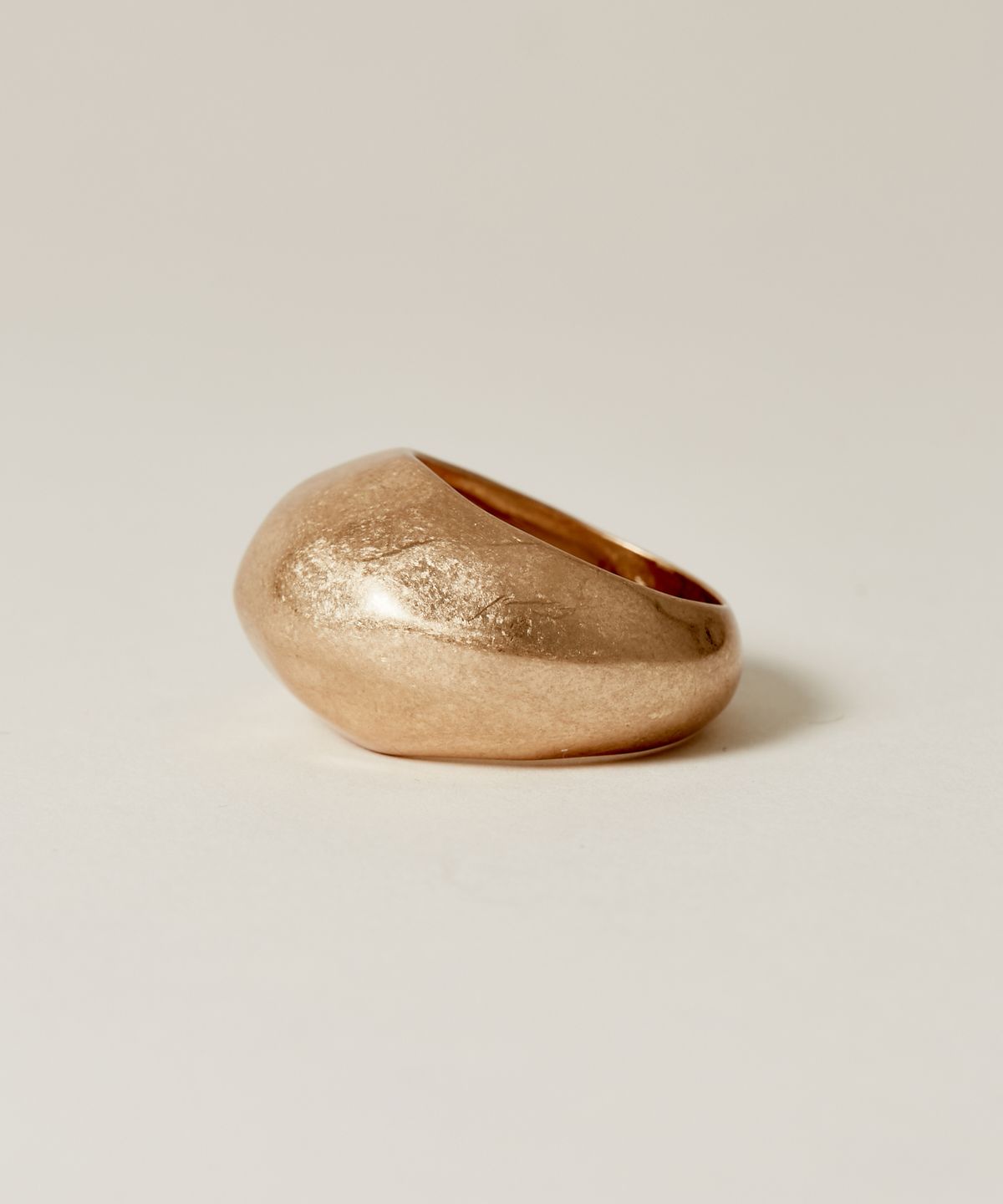 노비스도쿄(NOVICE TOKYO) 빈티지 볼륨 디스크 반지 Vintage Chunky Disc Ring / Gold