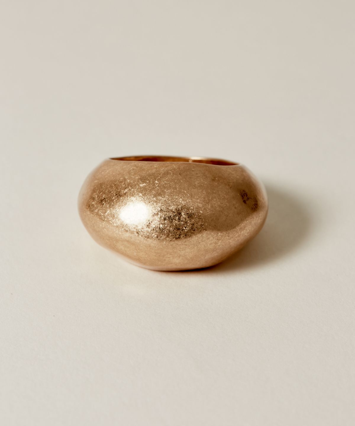 노비스도쿄(NOVICE TOKYO) 빈티지 볼륨 디스크 반지 Vintage Chunky Disc Ring / Gold
