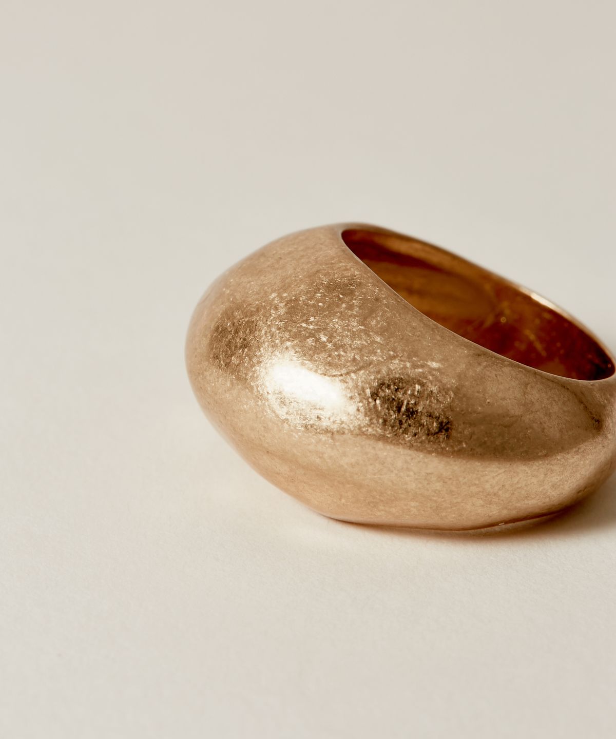 노비스도쿄(NOVICE TOKYO) 빈티지 볼륨 디스크 반지 Vintage Chunky Disc Ring / Gold
