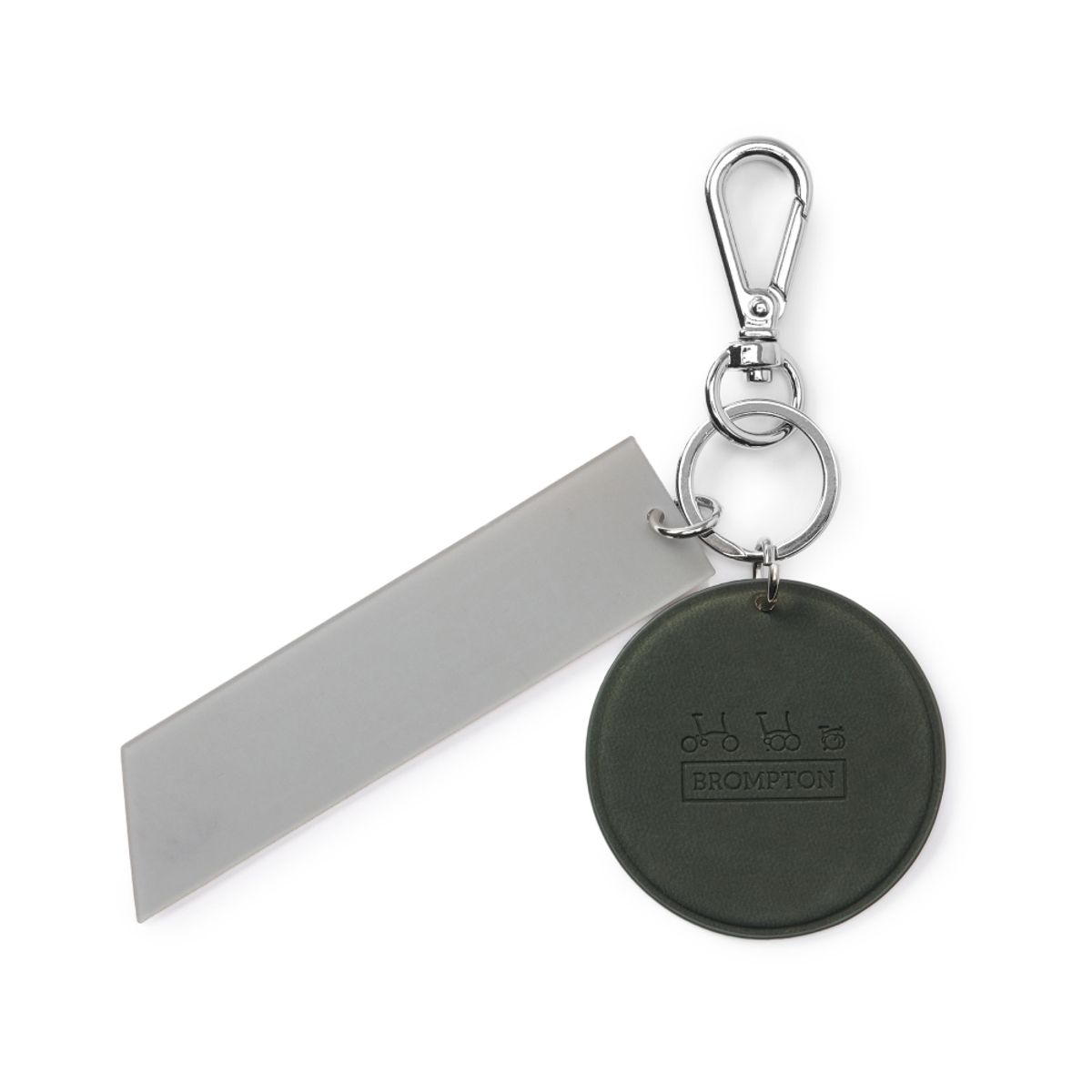 브롬톤 런던(BROMPTON LONDON) BICYCLE GRAPHIC KEYRING - KHAKI (P255AAC410)