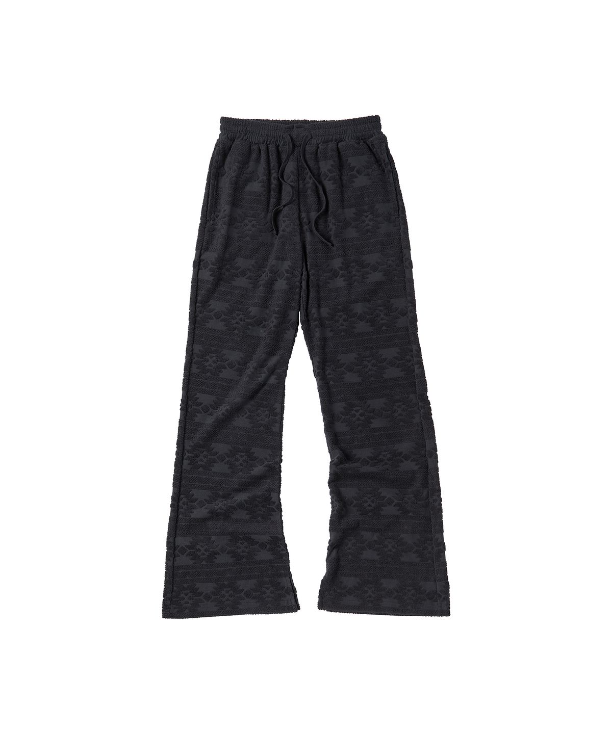 꼬모니노즈(COMONINOZ) W JAQUARD PANTS [NAVY]