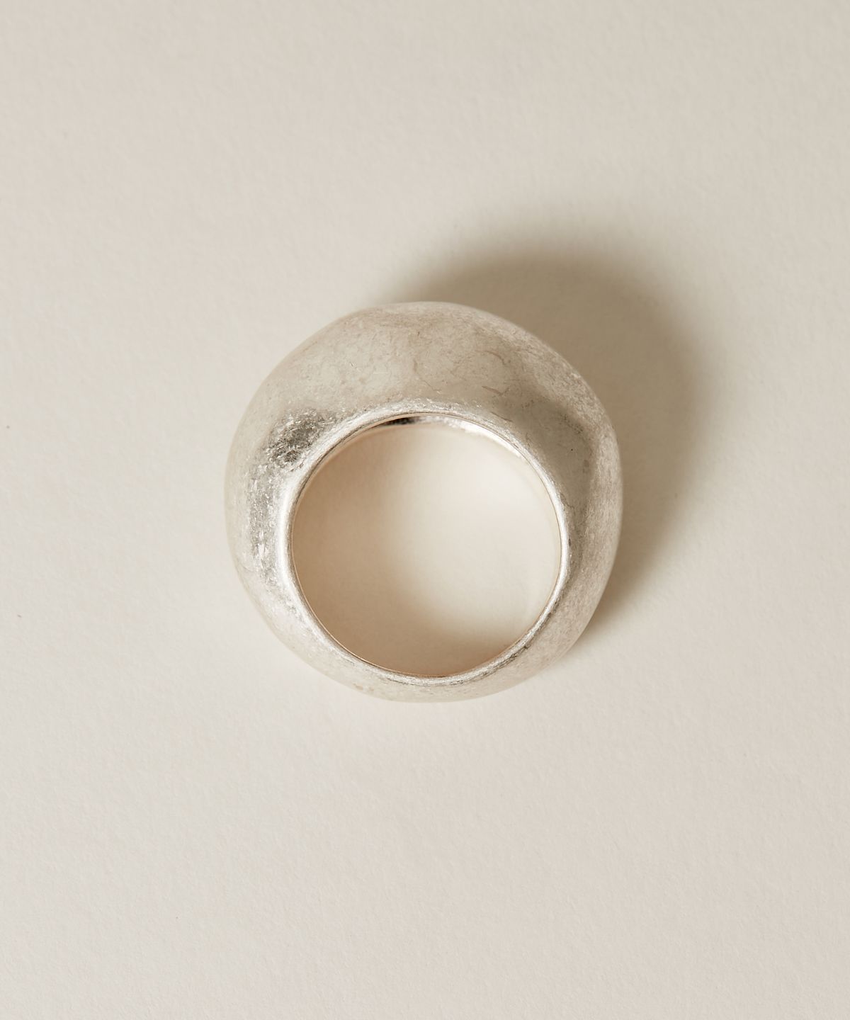 노비스도쿄(NOVICE TOKYO) 빈티지 볼륨 디스크 반지 Vintage Chunky Disc Ring / Silver