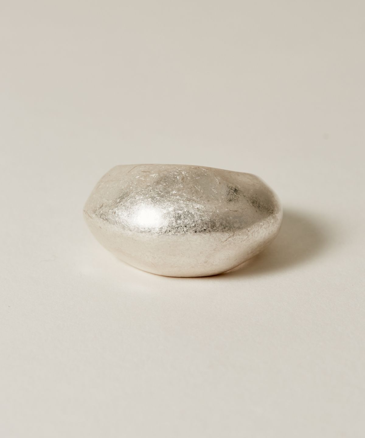 노비스도쿄(NOVICE TOKYO) 빈티지 볼륨 디스크 반지 Vintage Chunky Disc Ring / Silver