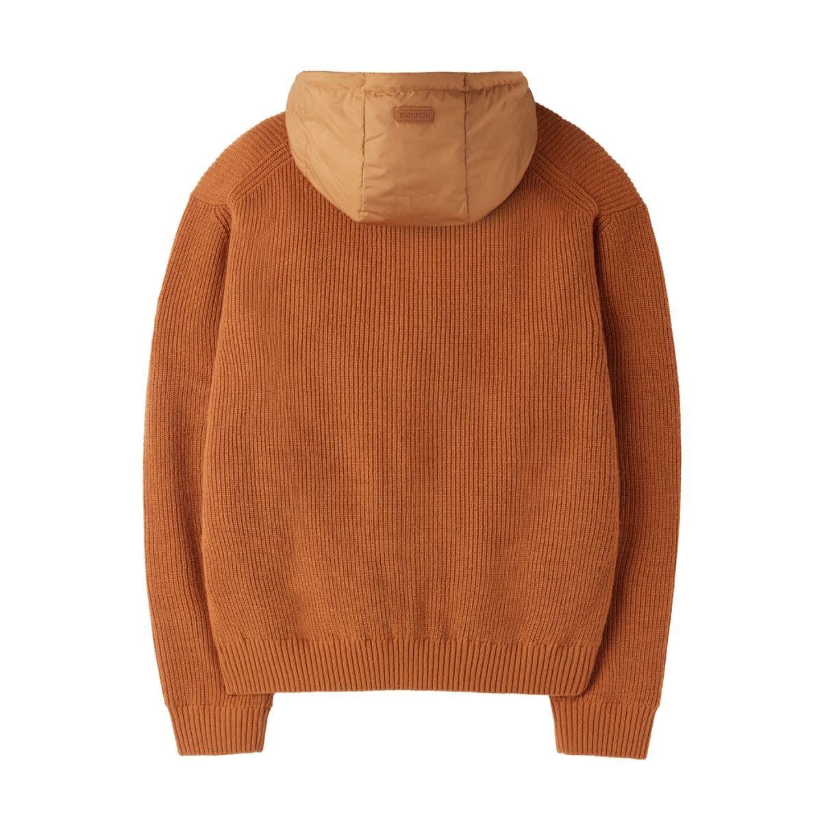 브롬톤 런던(BROMPTON LONDON) HOOD HYBRID CARDIGAN - ORANGE (P254UCD432)