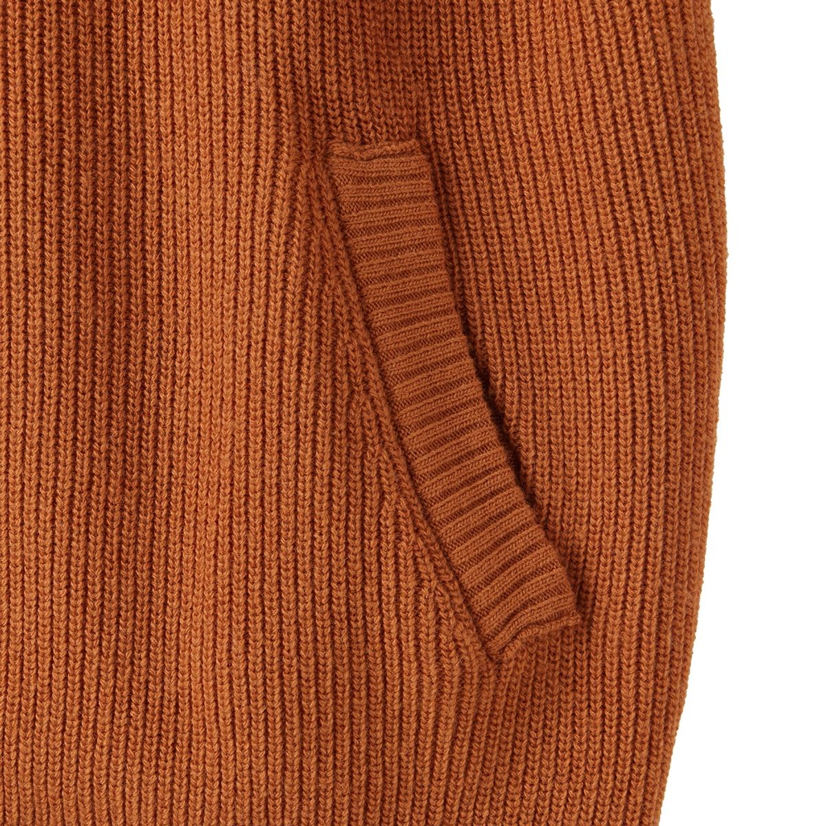 브롬톤 런던(BROMPTON LONDON) HOOD HYBRID CARDIGAN - ORANGE (P254UCD432)