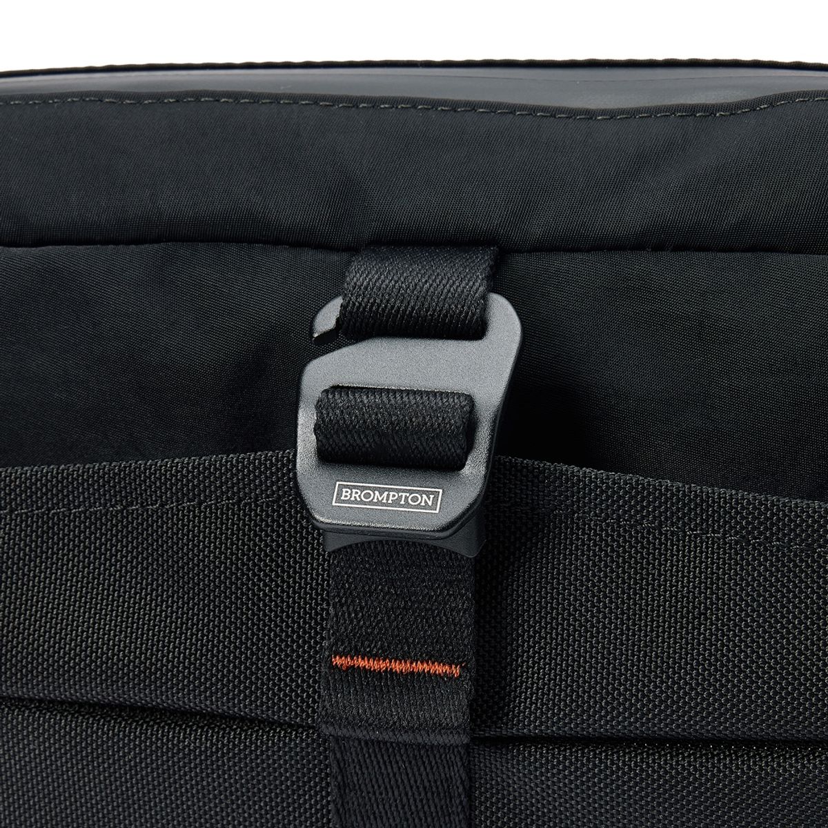 브롬톤 런던(BROMPTON LONDON) 6-SHAPED RING DETAIL CROSS BAG - BLACK (P255ACR110)