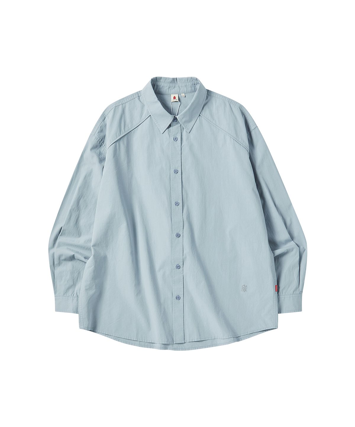 꼬모니노즈(COMONINOZ) COTTON PIPING SHIRT [BLUE]